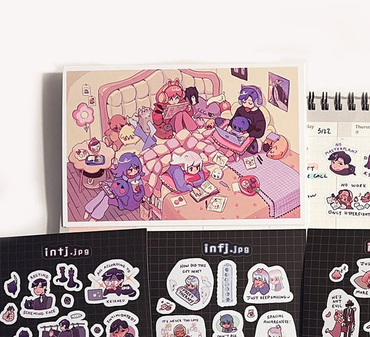 Cute Introverts Postcard