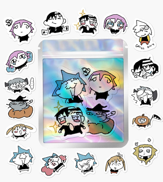 Soul Eater mystery blorb stickers