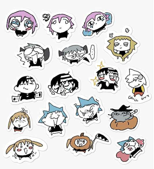 Soul Eater mystery blorb stickers