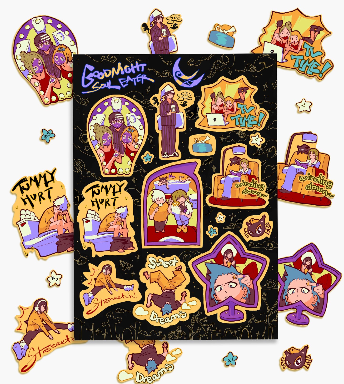 Soul Eater Sticker Sheet