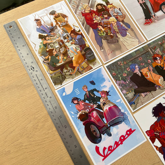 Spy x Family Vespa Print